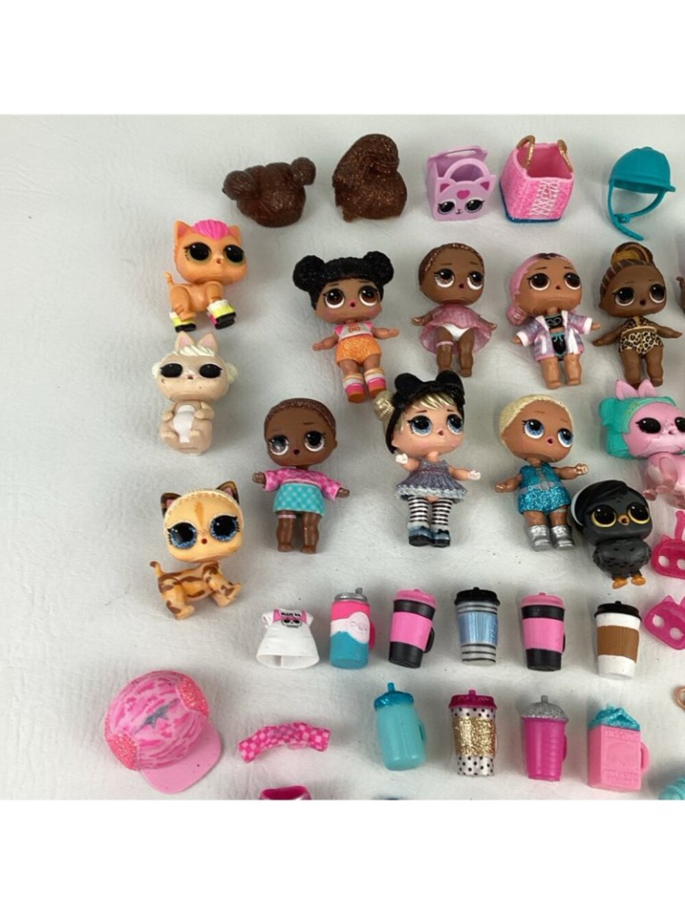 LOL Surprise Mini Doll Lot Glam Glitter Pets Accessories Curious QT Eye Spy MGA - Picture 5 of 9